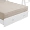 Alaterre Furniture Arlington Solid Wood Twin Loft Bed w/Underneath Desk, Fold-Out Futon, and Climb-Up Ladder, White ANAT11WH - alternate 7